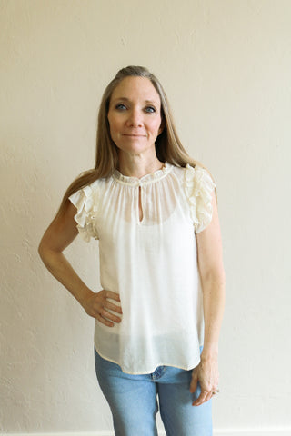 Lily Flutter Sleeve Top