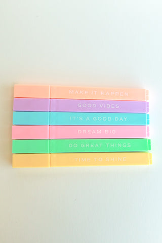 Do Great Things Highlighter Set