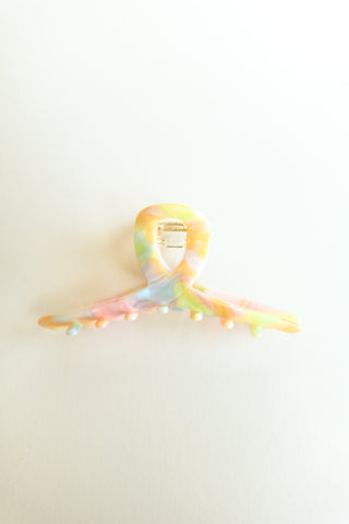 Pastel Watercolor Claw Clips