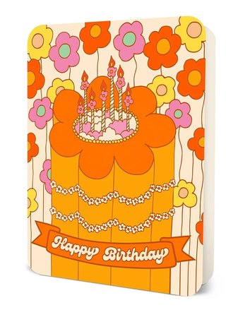 Blooming Birthday Cake Card