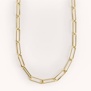 Sasha Gold Paperclip Chain Necklace