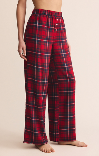 Hangout Plaid Pant | Haute Red