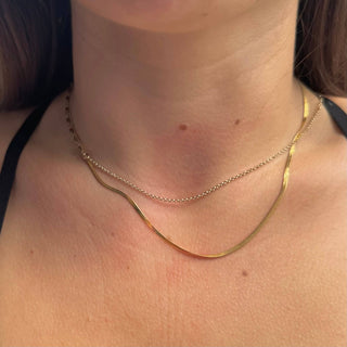 Micro Herringbone Necklace