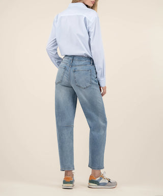 KUT Ashley High Rise Barrel Leg Jeans