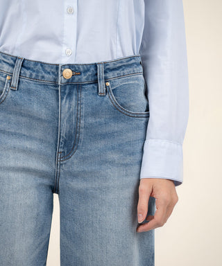 KUT Ashley High Rise Barrel Leg Jeans