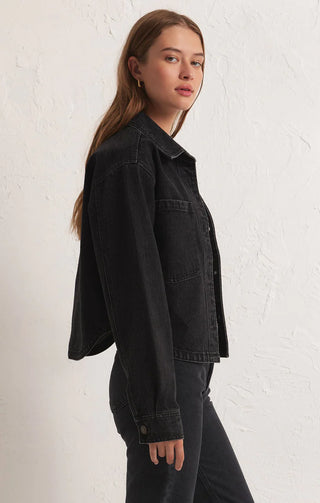 Z SUPPLY CROPPED DENIM JACKET