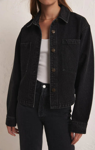 Z SUPPLY CROPPED DENIM JACKET