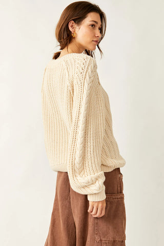 Free People Frankie Cable Sweater