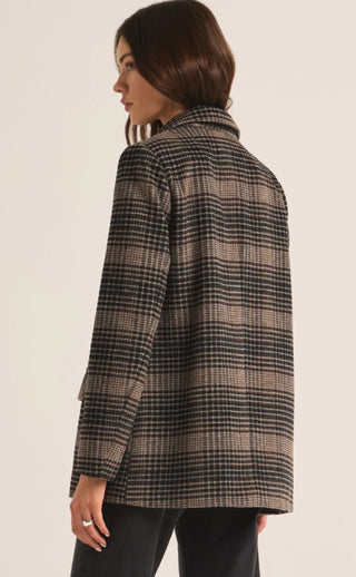 Kingston Relaxed Plaid Blazer