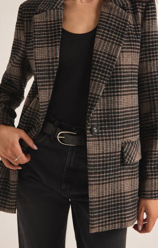 Kingston Relaxed Plaid Blazer