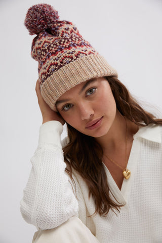 Free People First Frost Fairisle Pom