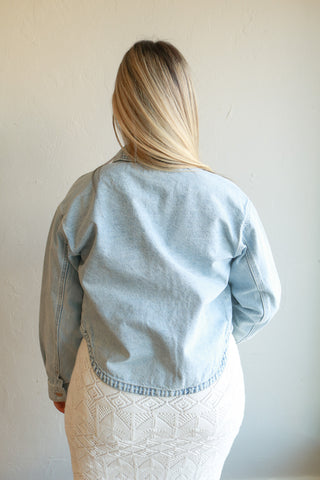 Z SUPPLY CROPPED DENIM JACKET