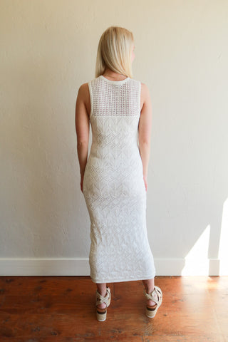 Z Supply Mallorca Crochet Midi Dress