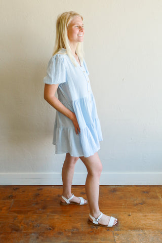 Penelope Gauze Button Down Dress