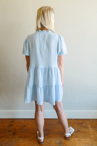 Penelope Gauze Button Down Dress