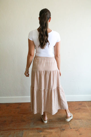 Souvenirs Tiered Maxi Skirt