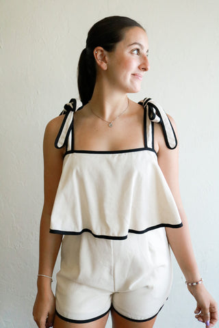 Constance Contrast Romper