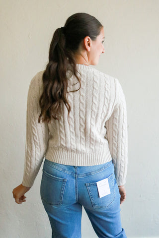 LuLu Embroidered Daisy Sweater