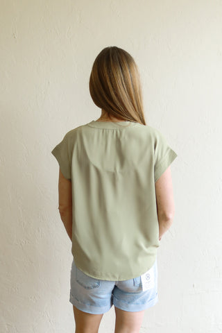 Flora Extended Shoulder Blouse