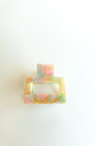 Pastel Watercolor Claw Clips