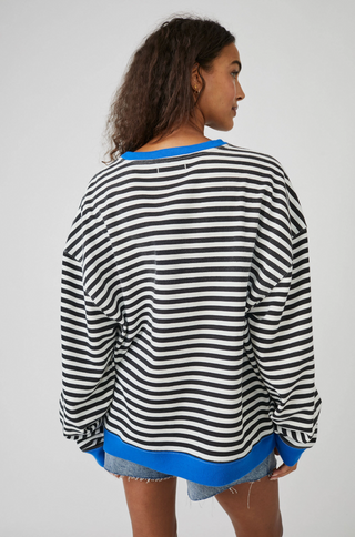 Classic Striped Crew Black Combo | Free People