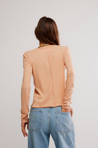 Nova Long Sleeve Tee Peached Copper | Free People