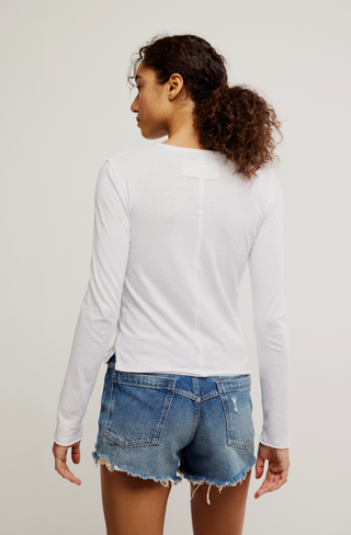 Nova Long Sleeve Tee Ivory | Free People