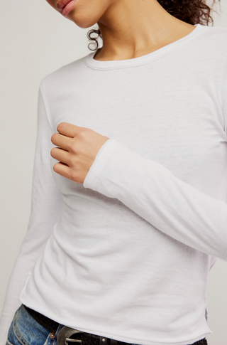 Nova Long Sleeve Tee Ivory | Free People