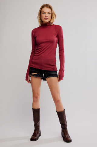 Close to Home Layering Top | Miss Crimson