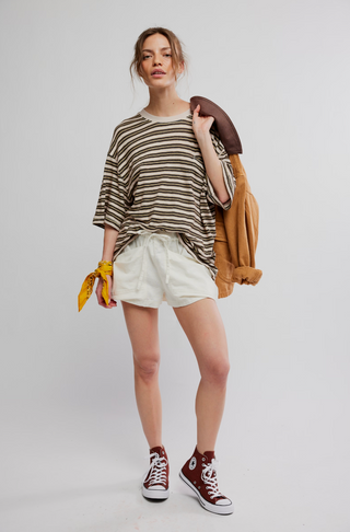 All Love Stripe Pocket Tee | Free People