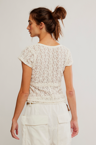 Claro Lace Tee | Free People