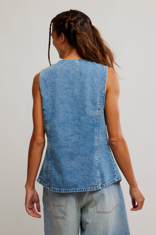 Aimee Denim Vest | Free People