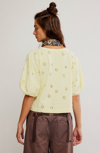 Jessie Eyelet Tee | Free People