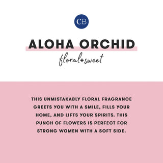 Aloha Orchid Mercury Iridescent 28oz Candle | Capri Blue