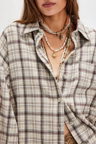 Ashley Plaid Shirt | Free People