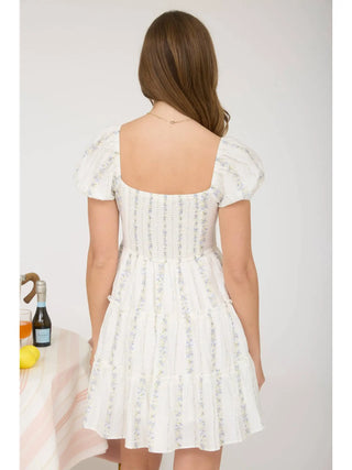 Lila Garden Mini Dress