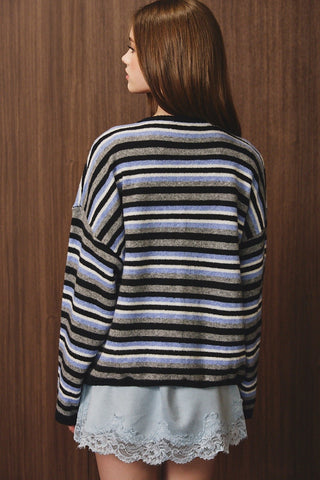 Ellison Striped Cardigan