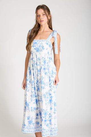 Delphine Floral Midi Dress