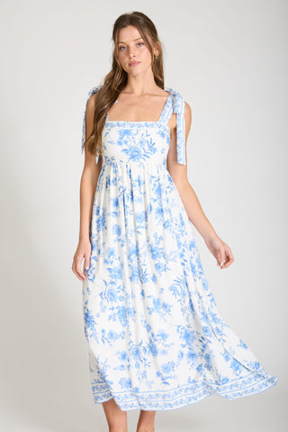Delphine Floral Midi Dress