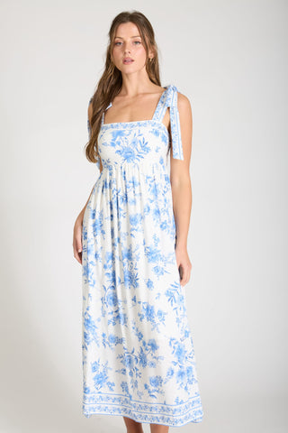 Delphine Floral Midi Dress