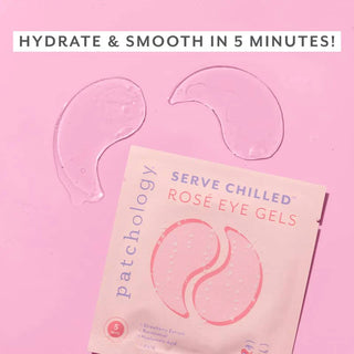Serve Chilled Rose Eye Gels | 5 Pack