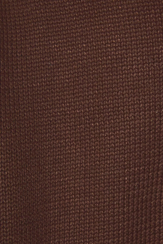 Willa Pleated Sleeve Sweater | Chocolate
