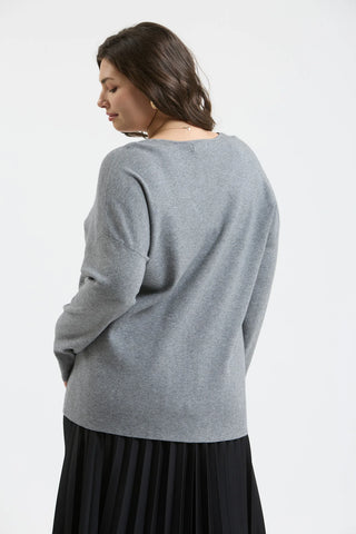 Cloudburst Plus Size Knit Sweater