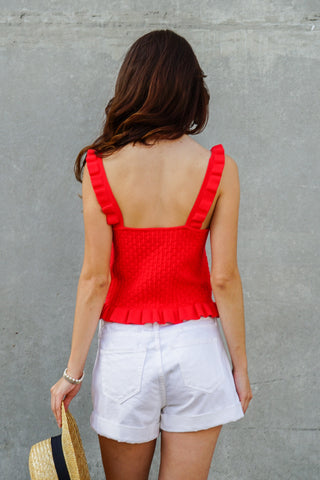 Seaside Sweetheart Knit Tank
