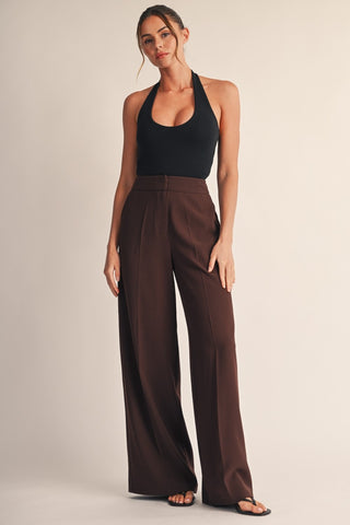 Rhodes Tailored Trouser | Brown