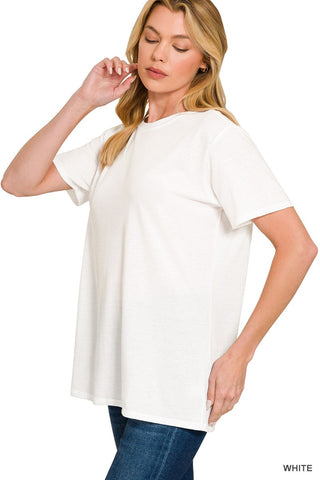 Presley Boyfriend Tee | White