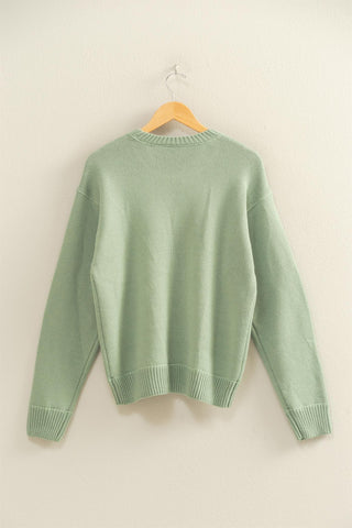 Arlo Knit Sweater | Sage