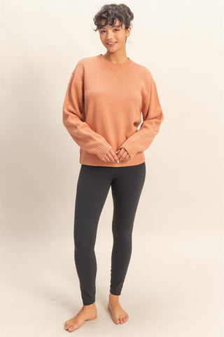 Arlo Knit Sweater | Clay