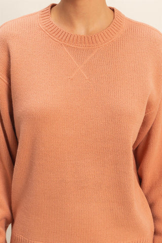 Arlo Knit Sweater | Clay