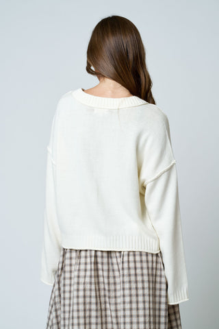 Ellis Cardigan | Ivory